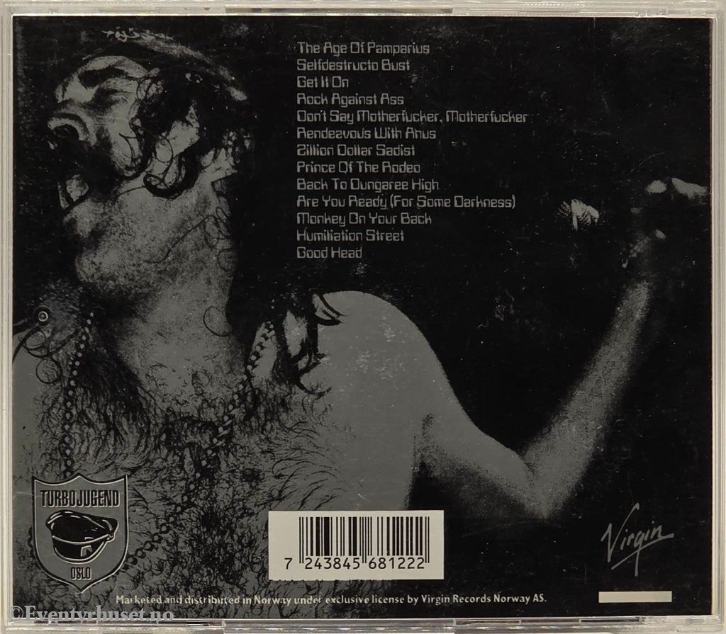 Turboneger - Apocalypse Dudes (1998). Musikk-CD.