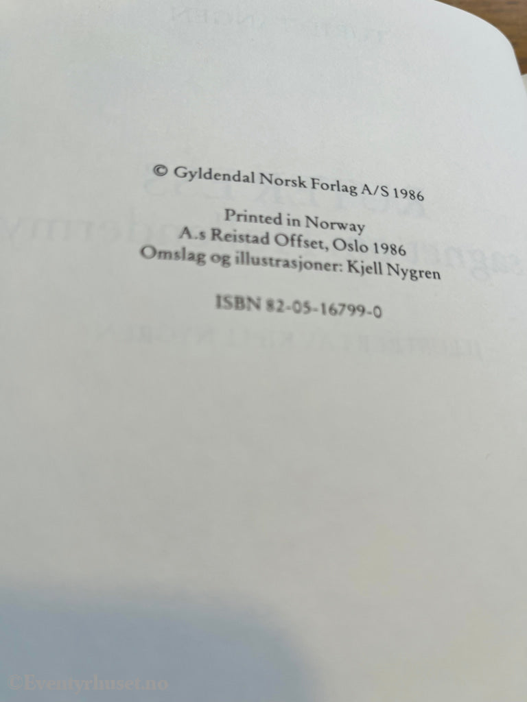 Turid Tangen. 1980-tallet. Ruter Ess og sagnet om Hollendermyra. Bok.