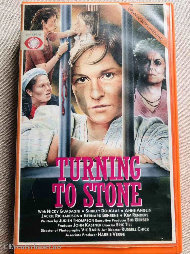 Turning To Stone. 1985. Vhs Big Box.