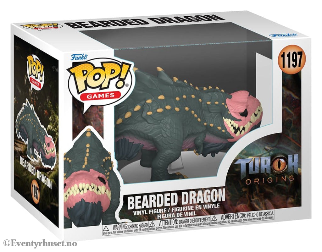 Turok POP! Games Vinyl Figure Bearded Dragon 9 cm Collectibles