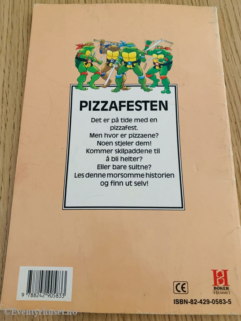Turtles - Pizzsfesten. 1991. Tegneserieblad