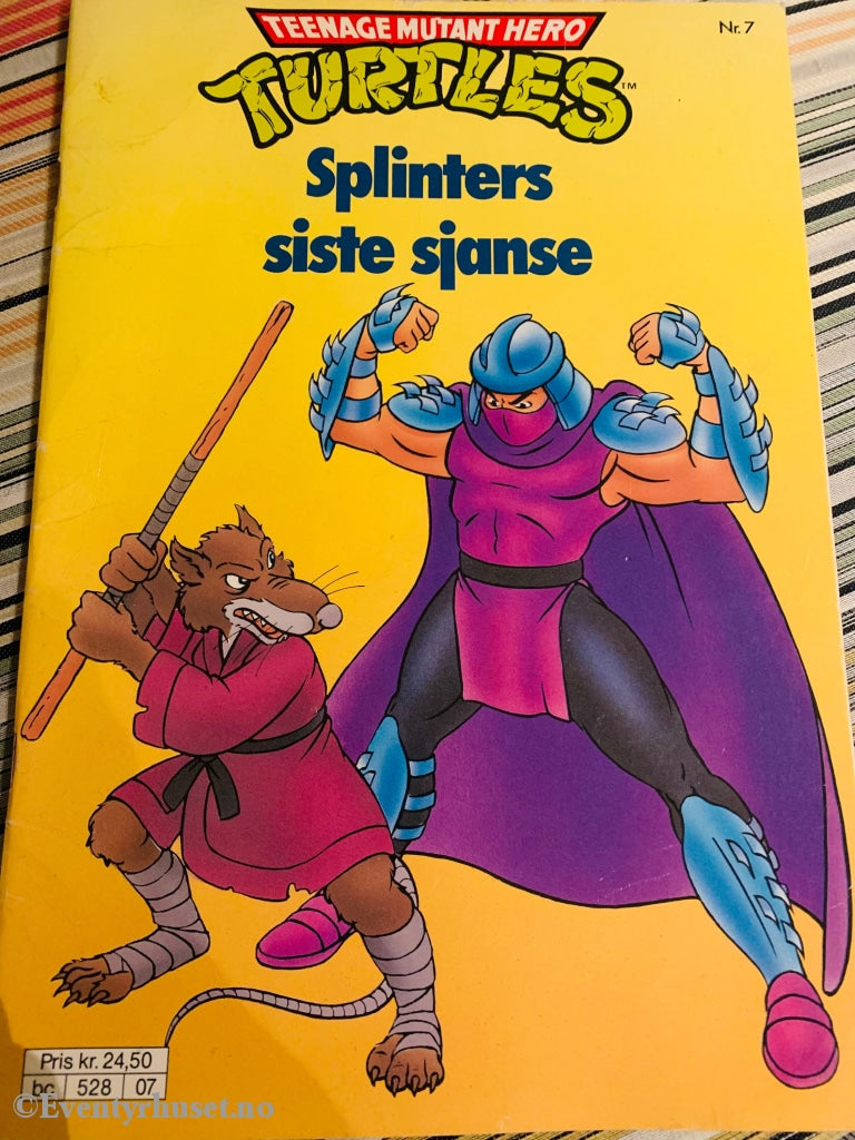 Turtles - Splinters Siste Sjanse. 1991. Hefte. Hefte