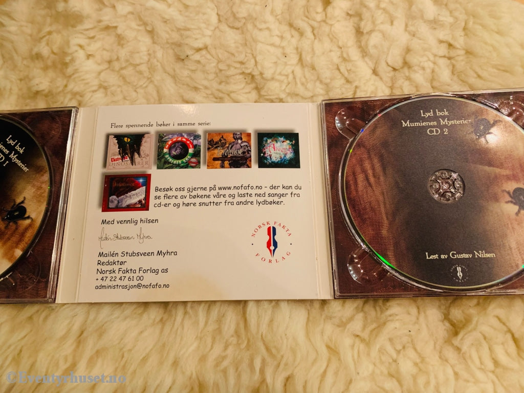 Tutankamon Og De Andre Faraoenes Hemmelige Verden. Cd. Lydbok