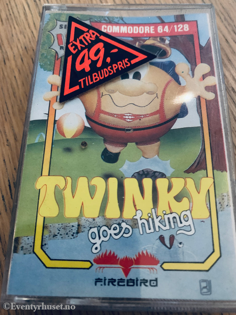 Twinky Goes Hiking (1984). Commodore 64 (C64) spill solgt i Norge!