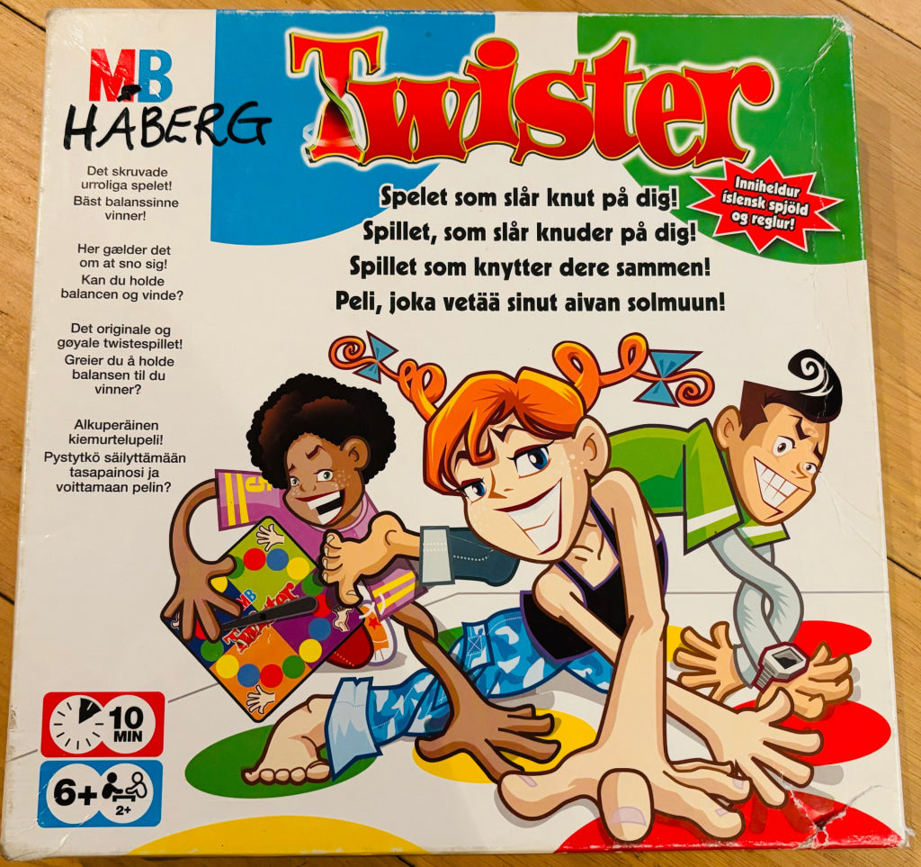 Twister. Brettspill.