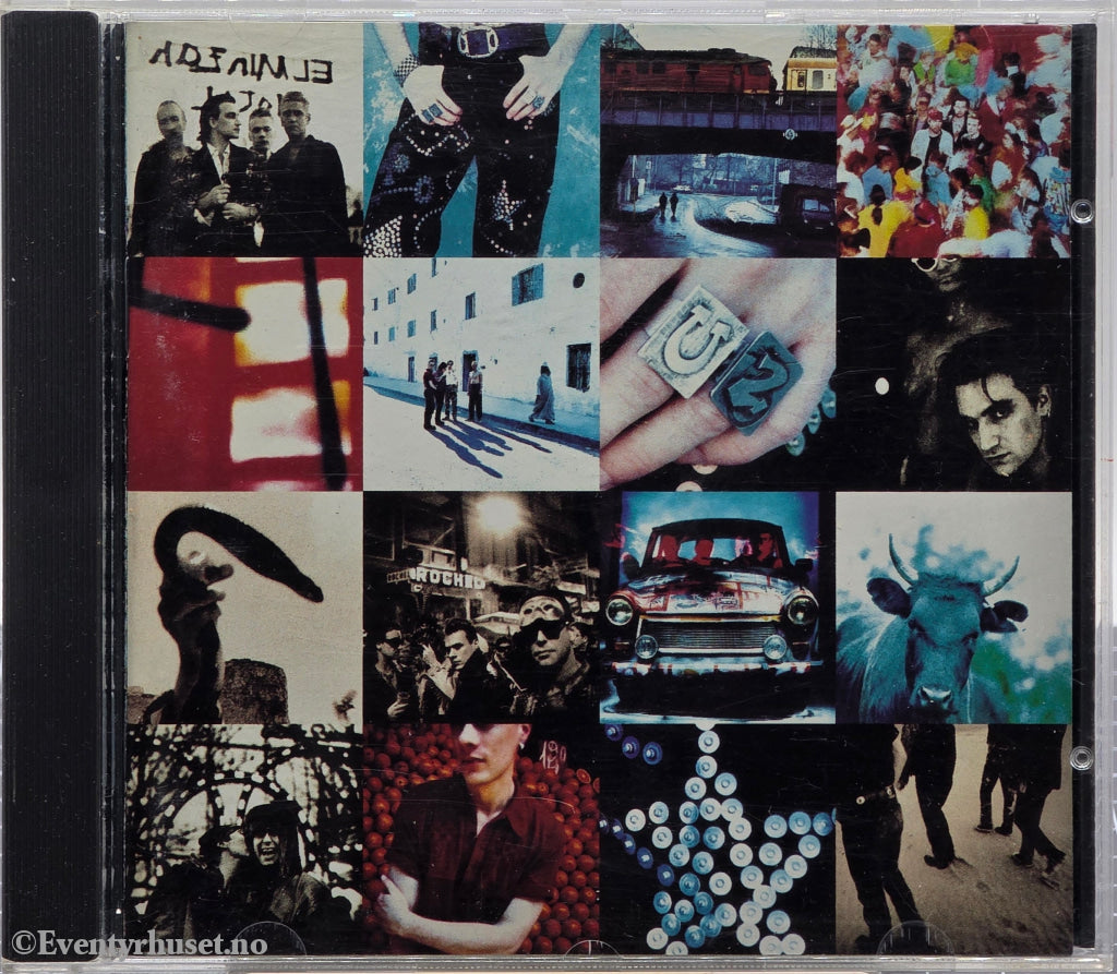 U2. Achtung Baby. 1991. Musikk-CD.