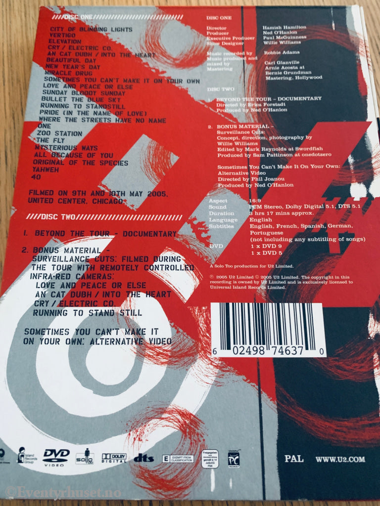 Vertigo 05: Live from Chicago. DVD