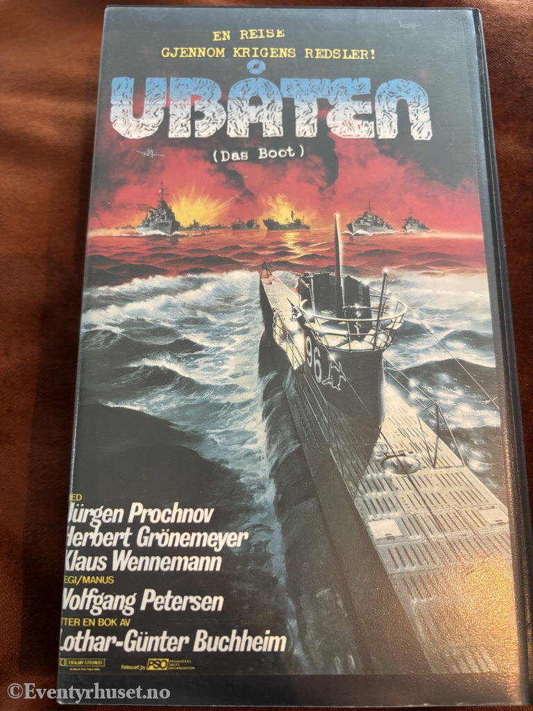 Ubåten (Das Boot). VHS.