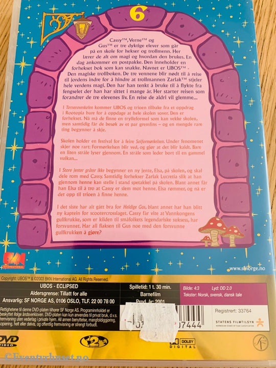 Ubos - Den Magiske Trollboken. 6. Solformørkelsen. Dvd. Dvd