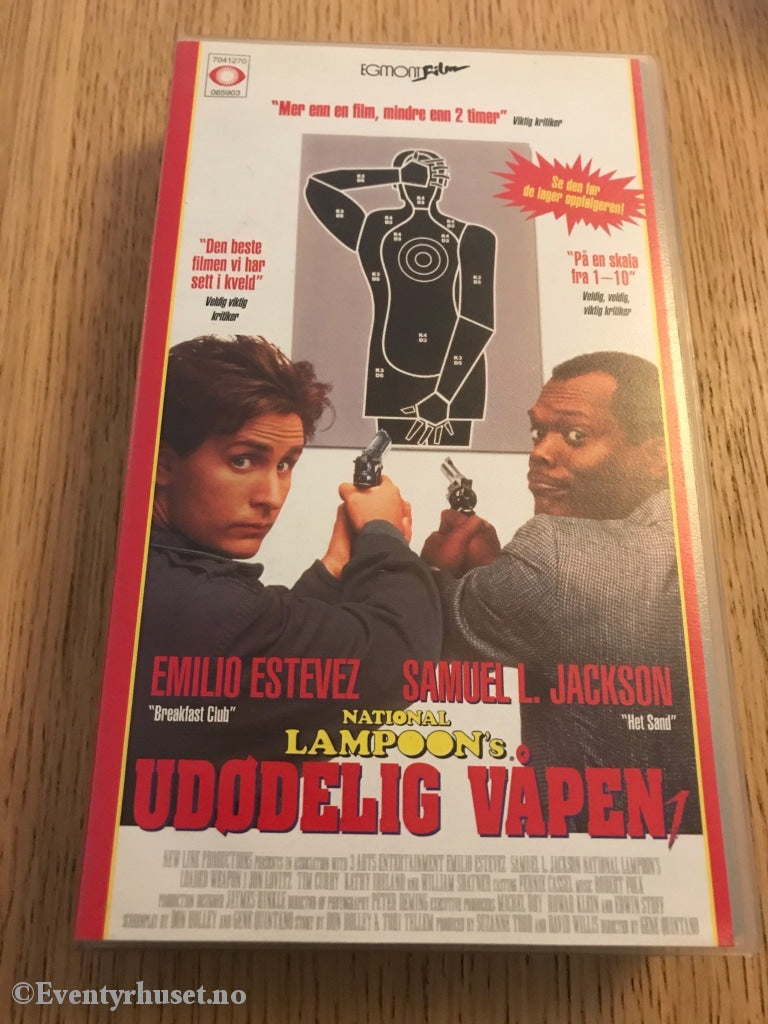 Udødelig Våpen. 1992. Vhs. Vhs