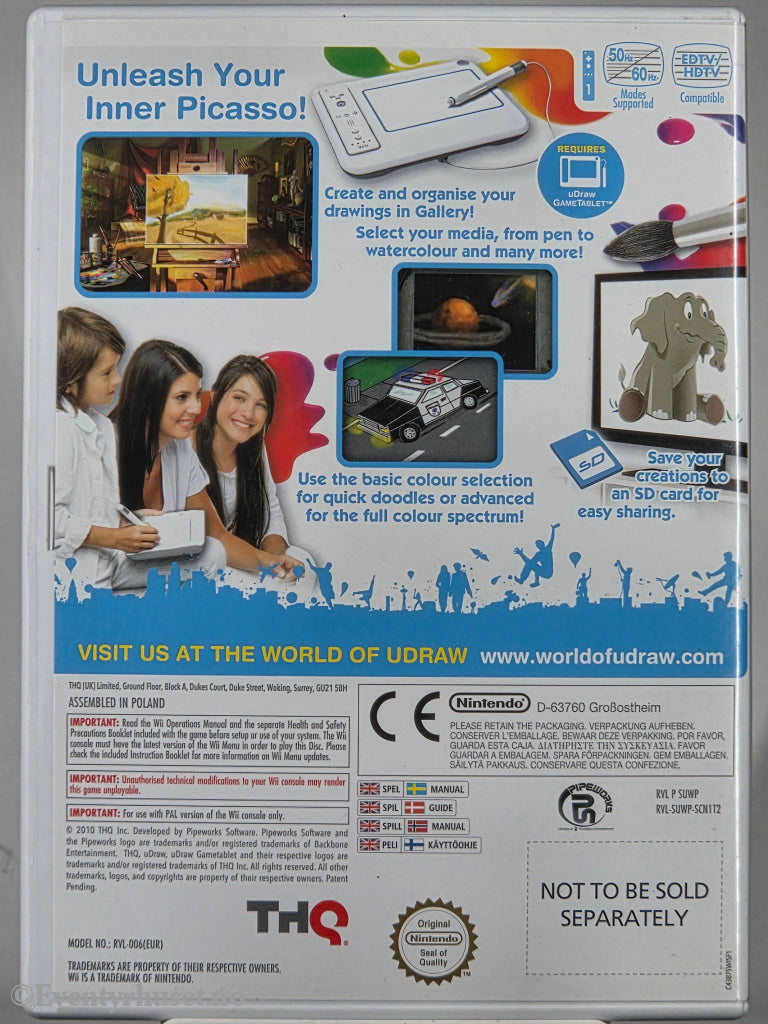 uDraw Studio . Nintendo Wii.