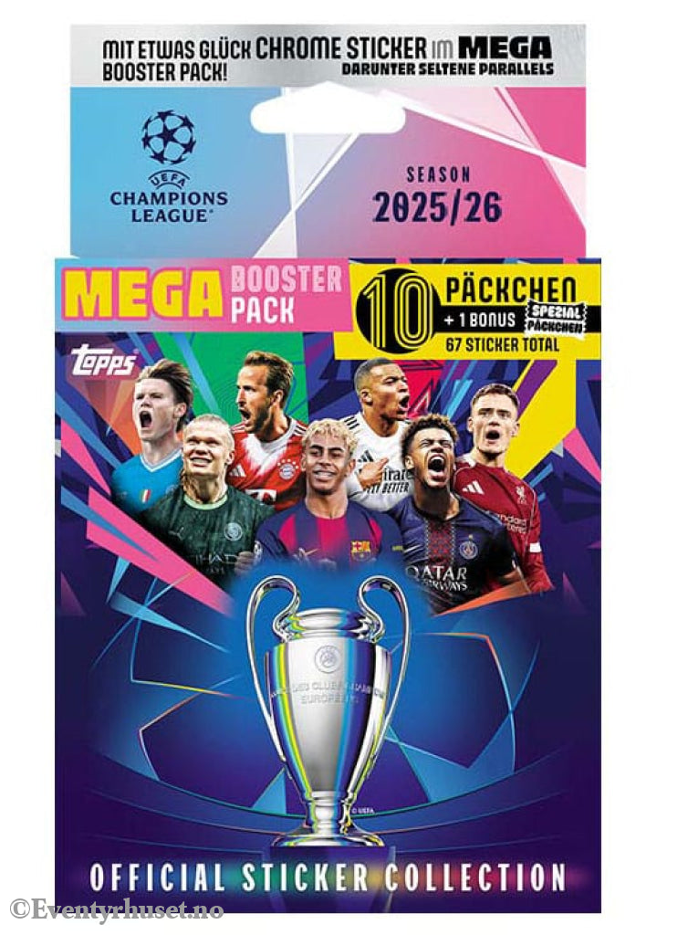 UEFA Champions League 2025/26 Sticker Collection Mega Eco Pack Home & Gifts