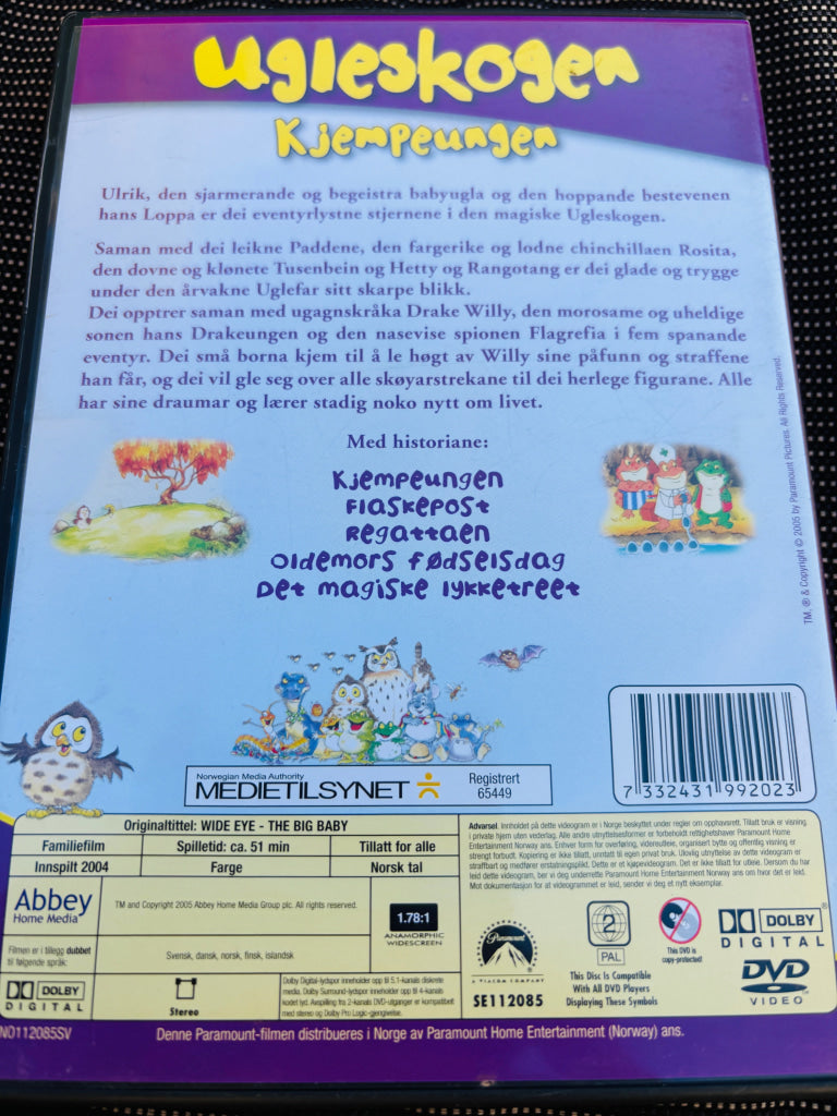 Ugleskogen - Kjempeungen DVD.