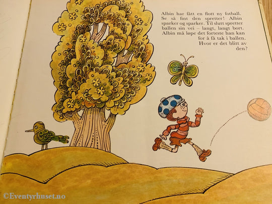 Ulf Lögren. 1977. Albin Og Den Snurrige Sykkelen. Fortelling