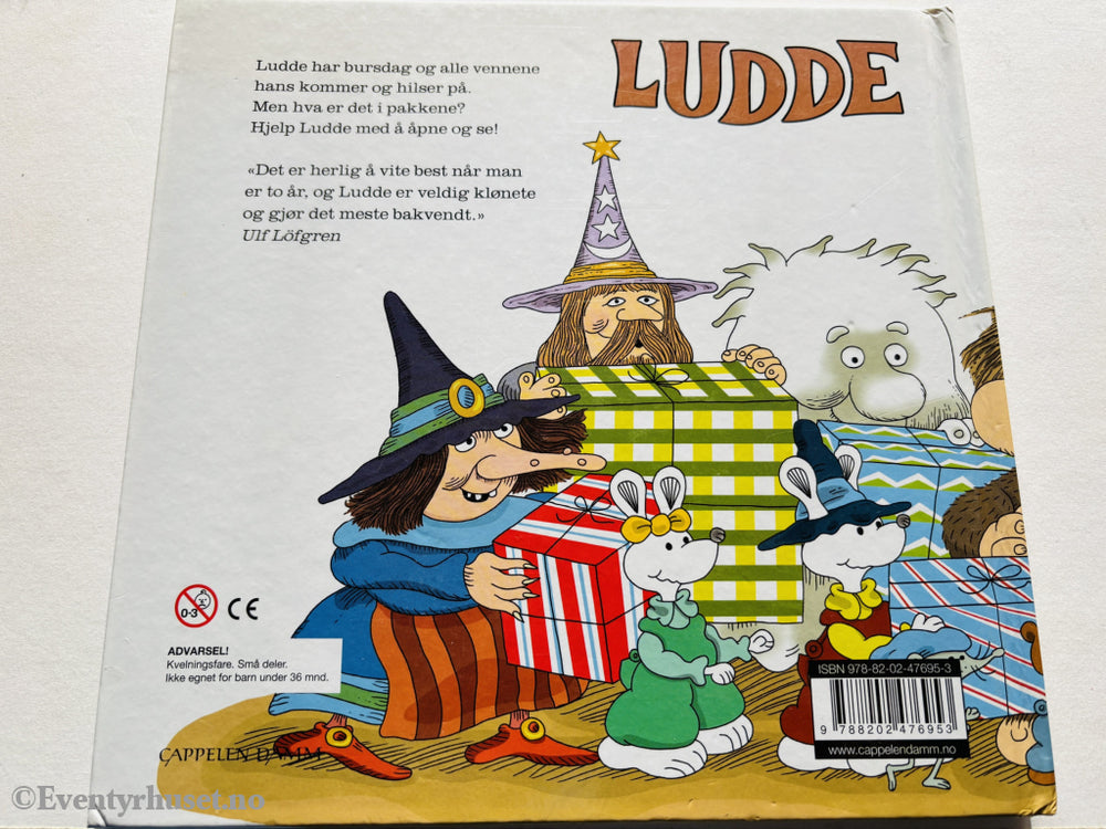 Ulf Löfgren. Ludde har bursdag. 2004. Barnebok.