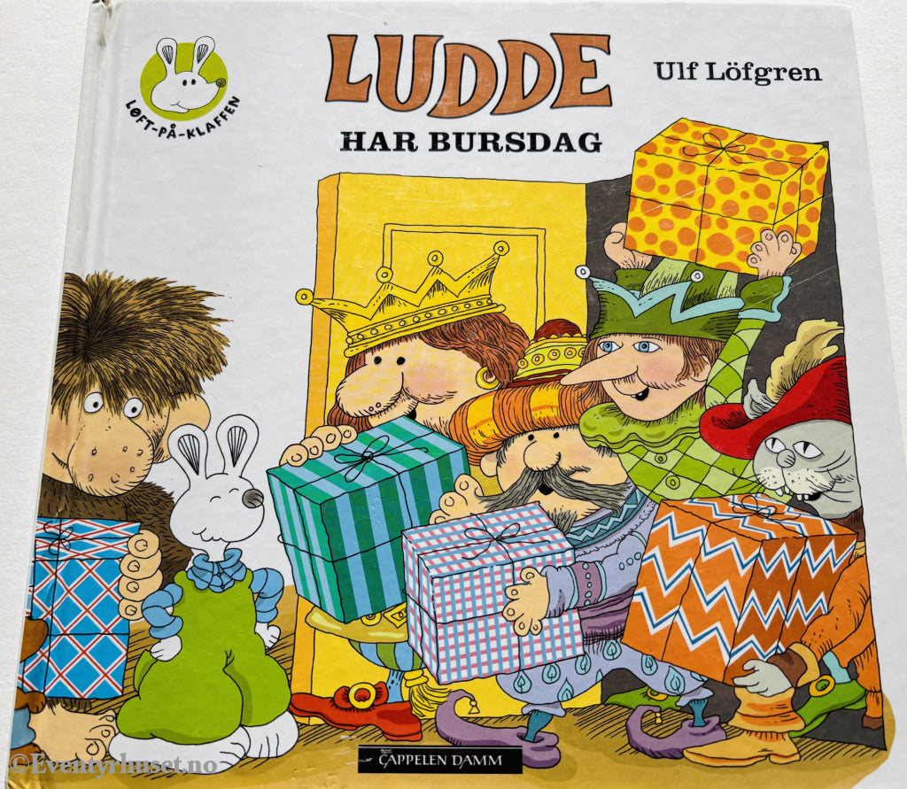 Ulf Löfgren. Ludde har bursdag. 2004. Barnebok.