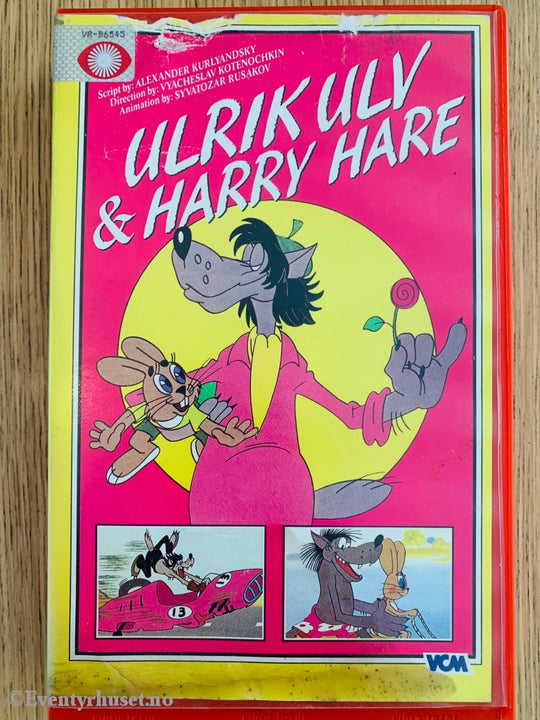 Ulrik Ulv Og Harry Hare. 1989. Vhs Big Box.
