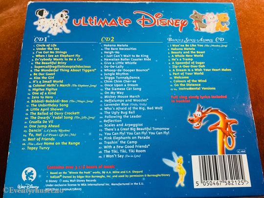 Ultimate Disney. Dobbel-Cd. Cd