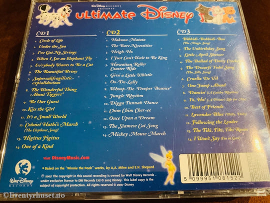 Ultimate Disney. Dobbel-Cd. Cd