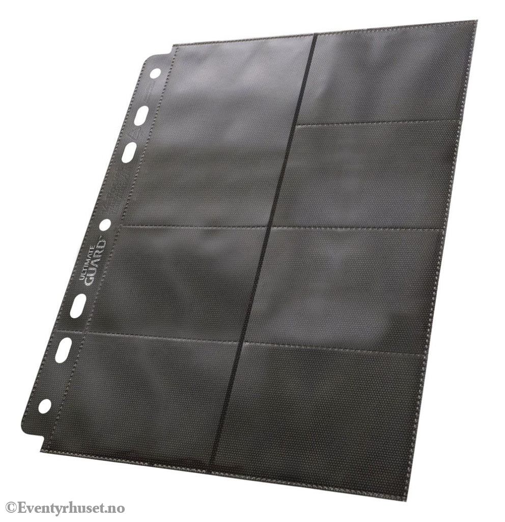 Ultimate Guard 14-Pocket Supreme Compact Pages Standard + Mini American (10) - Black Storage & Protection