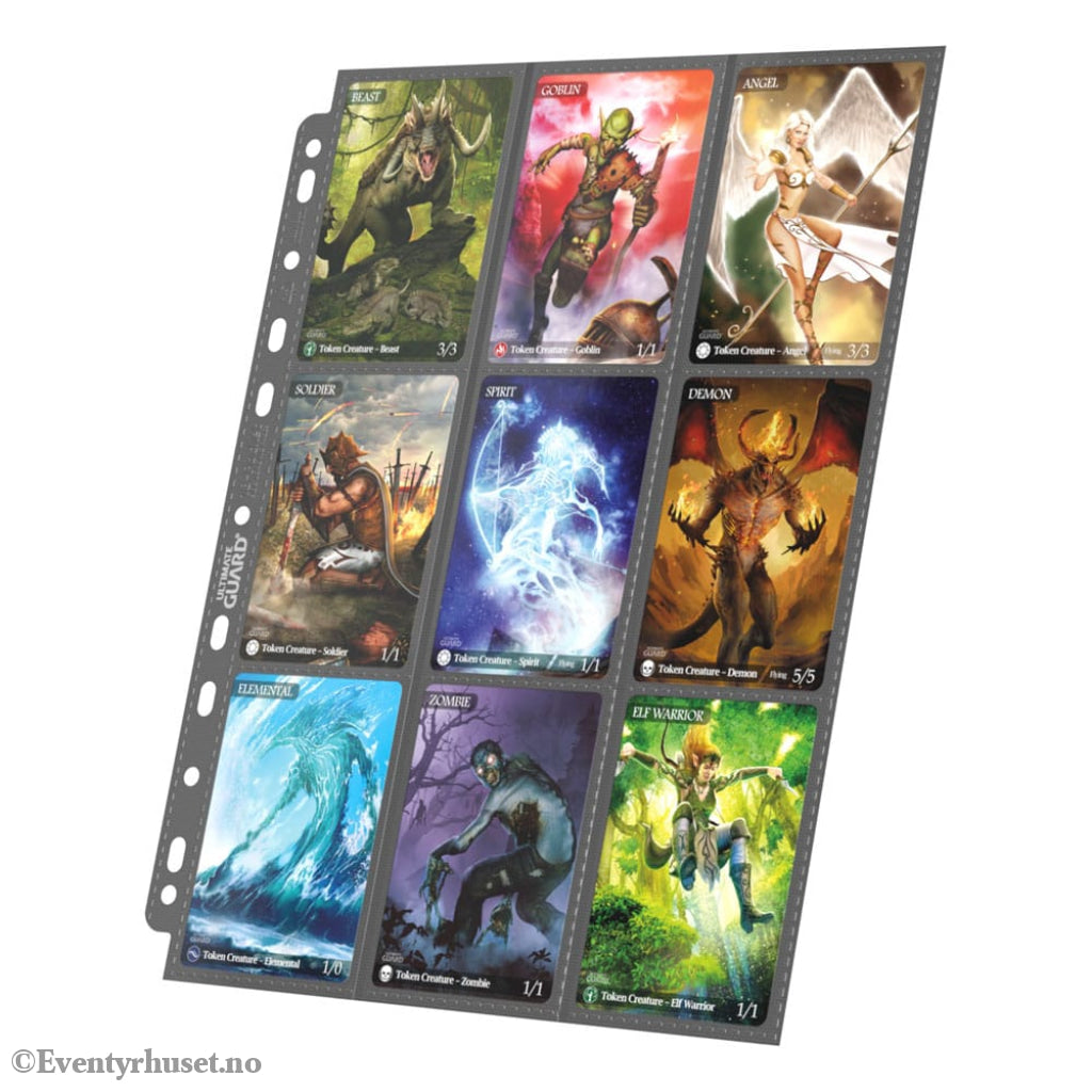 Ultimate Guard 18-Pocket Pages Side-Loading (10) - Grey Storage & Protection
