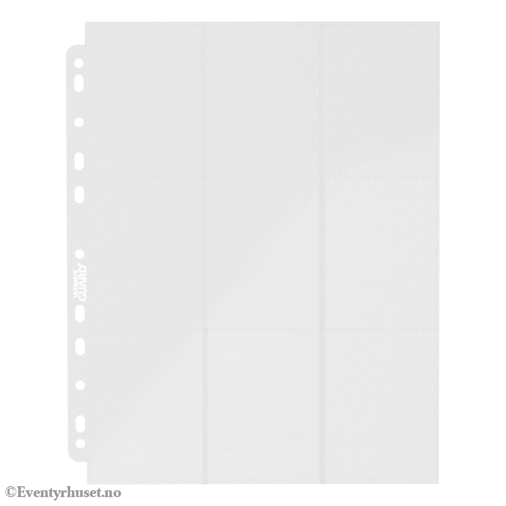 Ultimate Guard 18-Pocket Pages Side-Loading (10) - White Storage & Protection