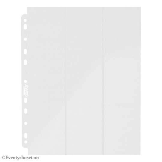 Ultimate Guard 18-Pocket Pages Side-Loading (10) - White Storage & Protection
