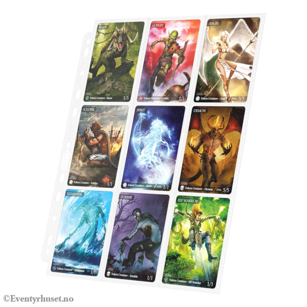Ultimate Guard 18-Pocket Pages Side-Loading (10) - White Storage & Protection