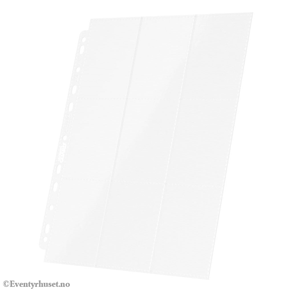 Ultimate Guard 18-Pocket Pages Side-Loading (10) - White Storage & Protection