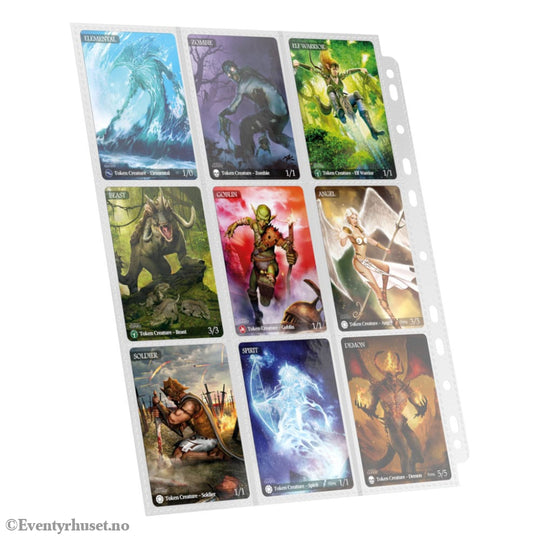 Ultimate Guard 18-Pocket Pages Side-Loading (10) - White Storage & Protection