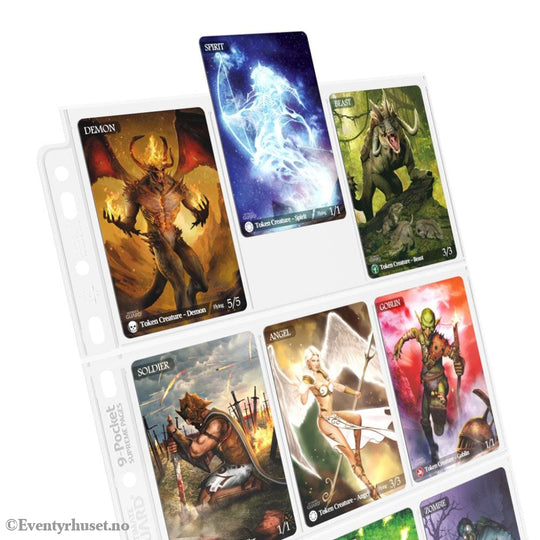 Ultimate Guard 9-Pocket Pages Top-Loading (100) - Transparent Storage & Protection