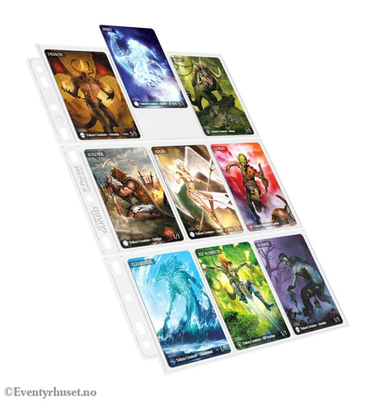 Ultimate Guard 9-Pocket Pages Top-Loading (100) - Transparent Storage & Protection