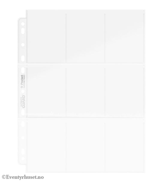 Ultimate Guard 9-Pocket Pages Top-Loading (100) - Transparent Storage & Protection