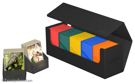 Ultimate Guard Arkhive 400+ Xenoskin - Black Storage & Protection