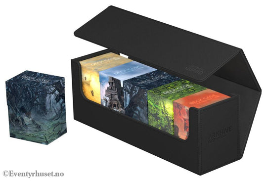 Ultimate Guard Arkhive 400+ Xenoskin - Black Storage & Protection