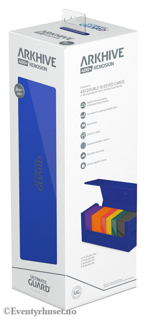 Ultimate Guard Arkhive 400+ Xenoskin - Blue Storage & Protection