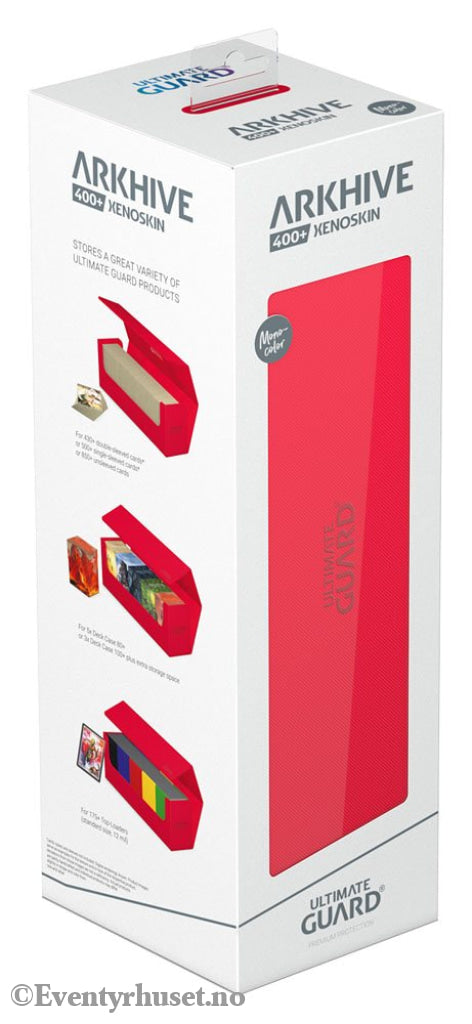 Ultimate Guard Arkhive 400+ Xenoskin - Red Storage & Protection