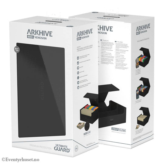 Ultimate Guard Arkhive 800+ Xenoskin - Black Storage & Protection