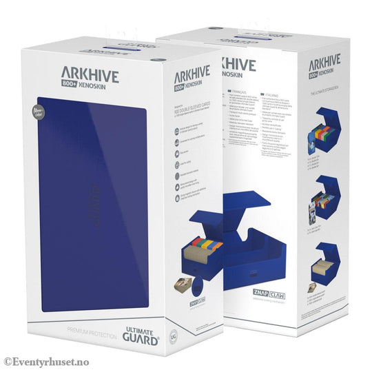 Ultimate Guard Arkhive 800+ Xenoskin - Blue Storage & Protection