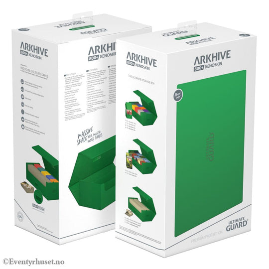 Ultimate Guard Arkhive 800+ Xenoskin - Green Storage & Protection