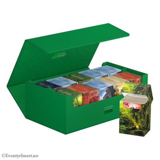 Ultimate Guard Arkhive 800+ Xenoskin - Green Storage & Protection