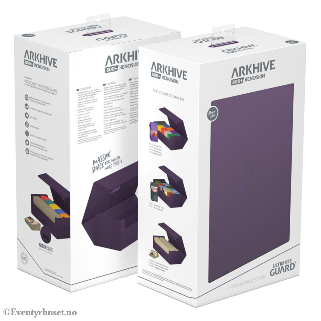 Ultimate Guard Arkhive 800+ Xenoskin - Purple Storage & Protection