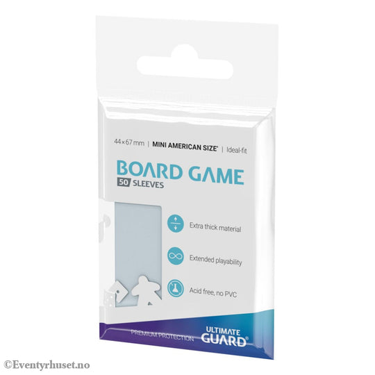 Ultimate Guard Board Game Sleeves (50) - Mini American Storage & Protection