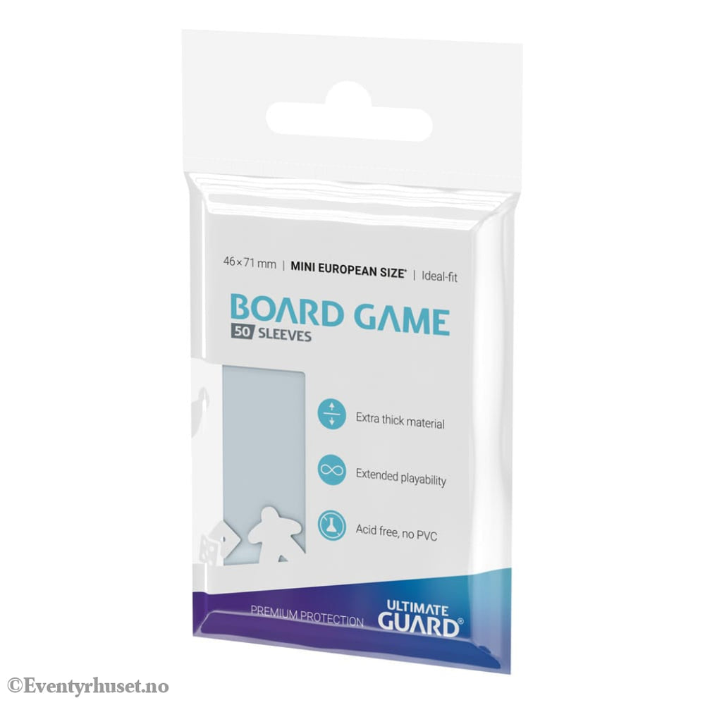 Ultimate Guard Board Game Sleeves (50) - Mini European Storage & Protection
