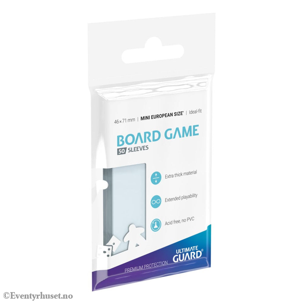 Ultimate Guard Board Game Sleeves (50) - Mini European Storage & Protection