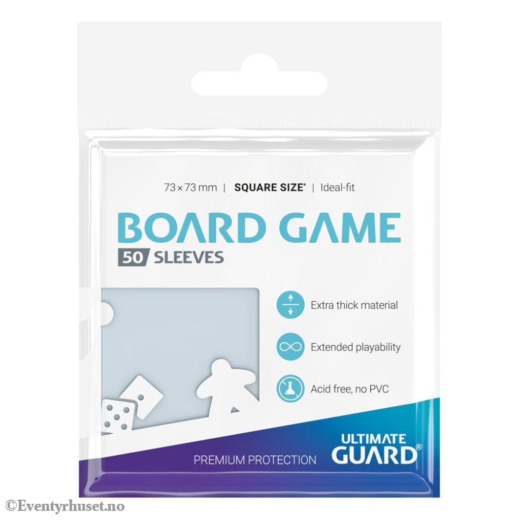 Ultimate Guard Board Game Sleeves (50) - Square Storage & Protection