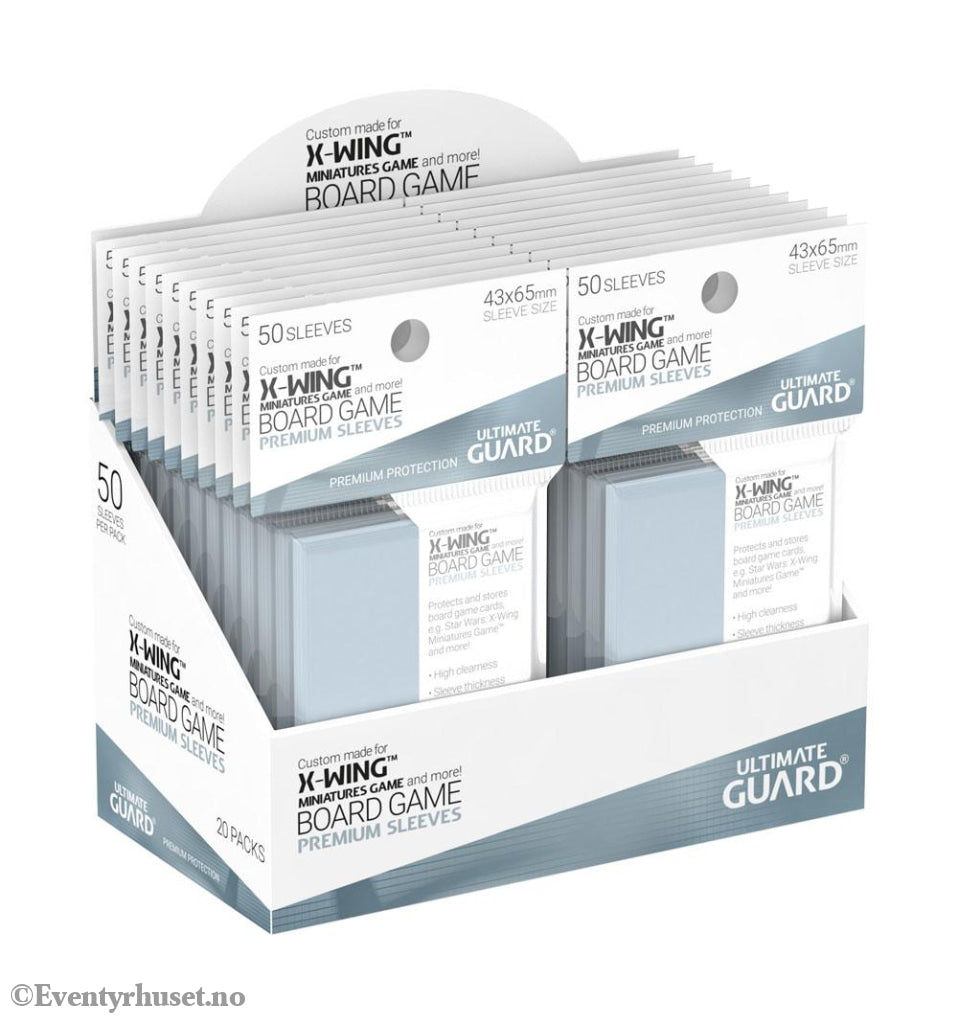 Ultimate Guard Board Game Sleeves (50) - X-Wing Miniatures Game Storage & Protection