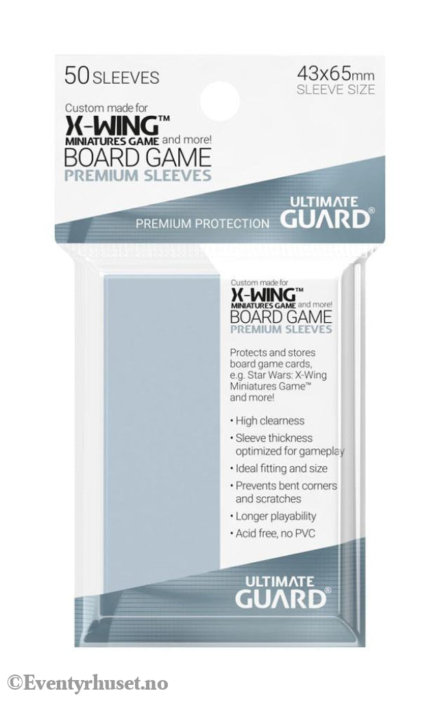 Ultimate Guard Board Game Sleeves (50) - X-Wing Miniatures Game Storage & Protection