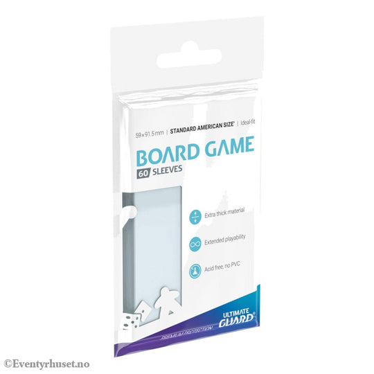 Ultimate Guard Board Game Sleeves (60) - Standard American Storage & Protection