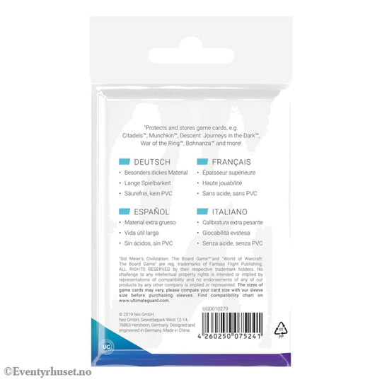 Ultimate Guard Board Game Sleeves (60) - Standard American Storage & Protection